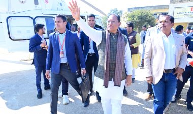 मुख्यमंत्री श्री विष्णुदेव साय बगीचा पहुंचे,हेलीपैड पर हुआ आत्मीय स्वागत