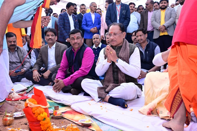 बगीचा को मिली 13 करोड़ के 'गौरव पथ' की सौगात: मुख्यमंत्री विष्णु देव साय ने किया भूमिपूजन