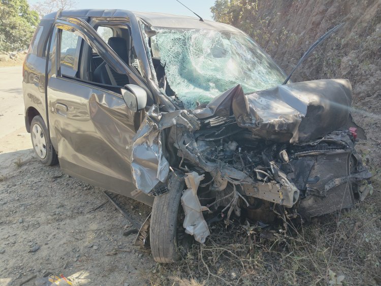 NH-43 पर भीषण सड़क हादसा: ट्रक और वैगनआर की जोरदार भिड़ंत, चेटबा निवासी युवक की हालत नाजुक, हायर सेंटर रेफर