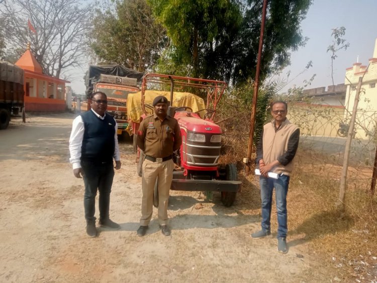 जशपुर पुलिस की बड़ी कार्यवाही: झारखंड से छत्तीसगढ़ लाया जा रहा 230 क्विंटल अवैध धान जप्त