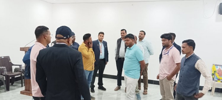 मुख्यमंत्री के आगमन को लेकर कांसाबेल में तैयारी तेज: सुनील गुप्ता ने किया भाजपा कार्यालय का औचक निरीक्षण