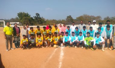 खेल प्रतिभाओं को मिला आसमान: कांसाबेल के टांगरगांव स्टेडियम में 'सरगुजा ओलंपिक' का भव्य शंखनाद