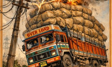 विद्युत विभाग ने खबरों का किया खंडन: 'गंझियाडीह चौक पर निर्धारित ऊंचाई पर हैं बिजली लाइनें, ओवरलोड ट्रक के कारण हुआ हादसा'