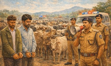 ऑपरेशन शंखनाद: जशपुर पुलिस ने गौ-तस्करों के मंसूबों पर फेरा पानी, 74 मवेशी मुक्त; दो आरोपी गिरफ्तार