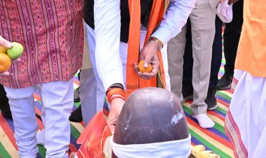 मुख्यमंत्री श्री विष्णु देव साय ने सिरीमकेला में नीलकंठेश्वर महादेव की प्राण प्रतिष्ठा की; सामुदायिक भवन की घोषणा