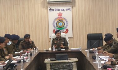 रायगढ़ पुलिस का 'जीरो टॉलरेंस' प्लान: एसएसपी शशि मोहन सिंह ने थाना प्रभारियों को दिए सख्त निर्देश
