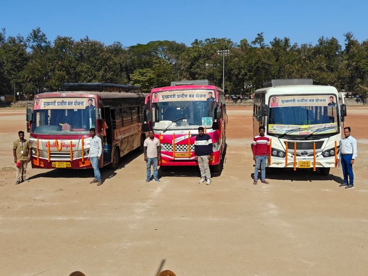 मुख्यमंत्री ग्रामीण बस योजना: जशपुर के पहाड़ी अंचलों में 'विकास की रफ़्तार', अब सुगम हुआ सुदूर गांवों का सफर