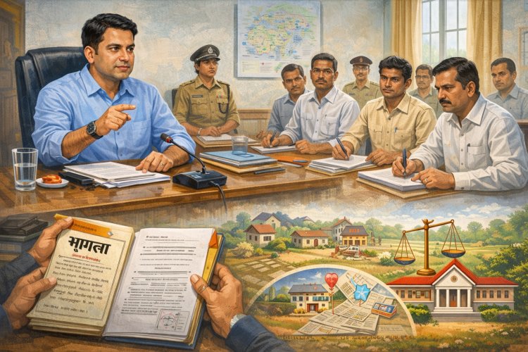 कलेक्टर रोहित व्यास ने ली राजस्व विभाग की समीक्षा बैठक, लंबित प्रकरणों को समय-सीमा में निराकृत करने के कड़े निर्देश