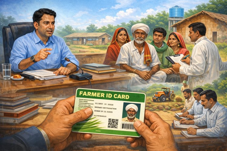 शासकीय योजनाओं के लाभ हेतु 'किसान आईडी कार्ड' अनिवार्य, कलेक्टर ने की जल्द पंजीयन कराने की अपील