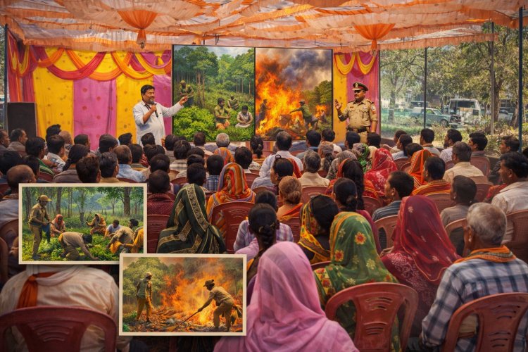 जशपुर: तेंदूपत्ता संग्रहण और वनाग्नि सुरक्षा पर कार्यशाला संपन्न, ग्रामीणों को सिखाए गए वैज्ञानिक तरीके