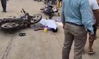 जशपुर: NH-43 पर दो बाइकों की भीषण भिड़ंत, दो युवकों की मौके पर ही मौत