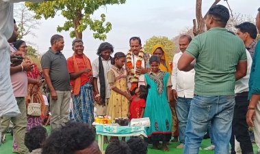 सादगी और संवेदनशीलता: जिला पंचायत अध्यक्ष सालिक साय ने बिरहोर समाज के बीच मनाया जन्मदिन