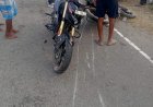 कांसाबेल-बगीचा स्टेट हाईवे पर दो स्पोर्ट्स बाइकों में भीषण भिड़ंत, एक युवक का पैर कुचला, हालत गंभीर